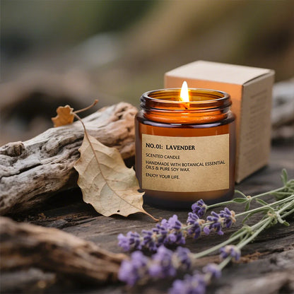 TranquilGlow™ Lavender Aromatherapy Candle