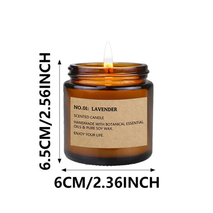 TranquilGlow™ Lavender Aromatherapy Candle