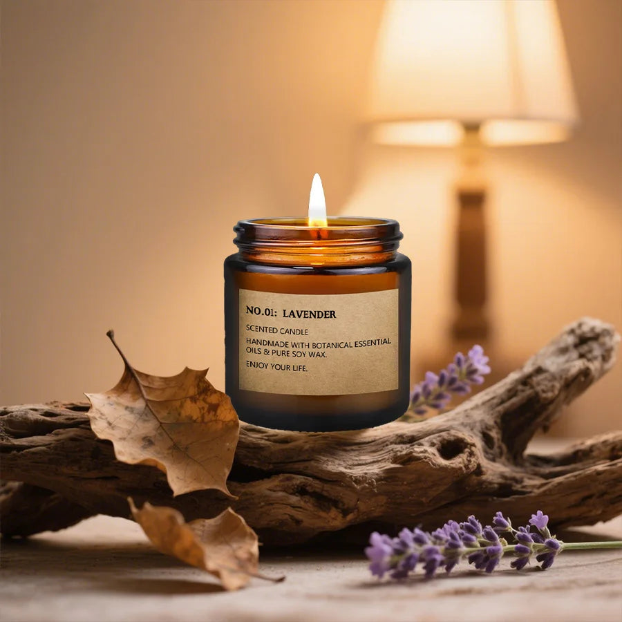 TranquilGlow™ Lavender Aromatherapy Candle