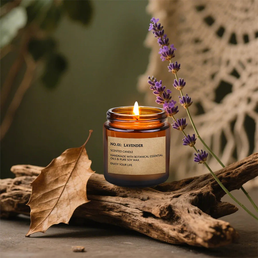 TranquilGlow™ Lavender Aromatherapy Candle