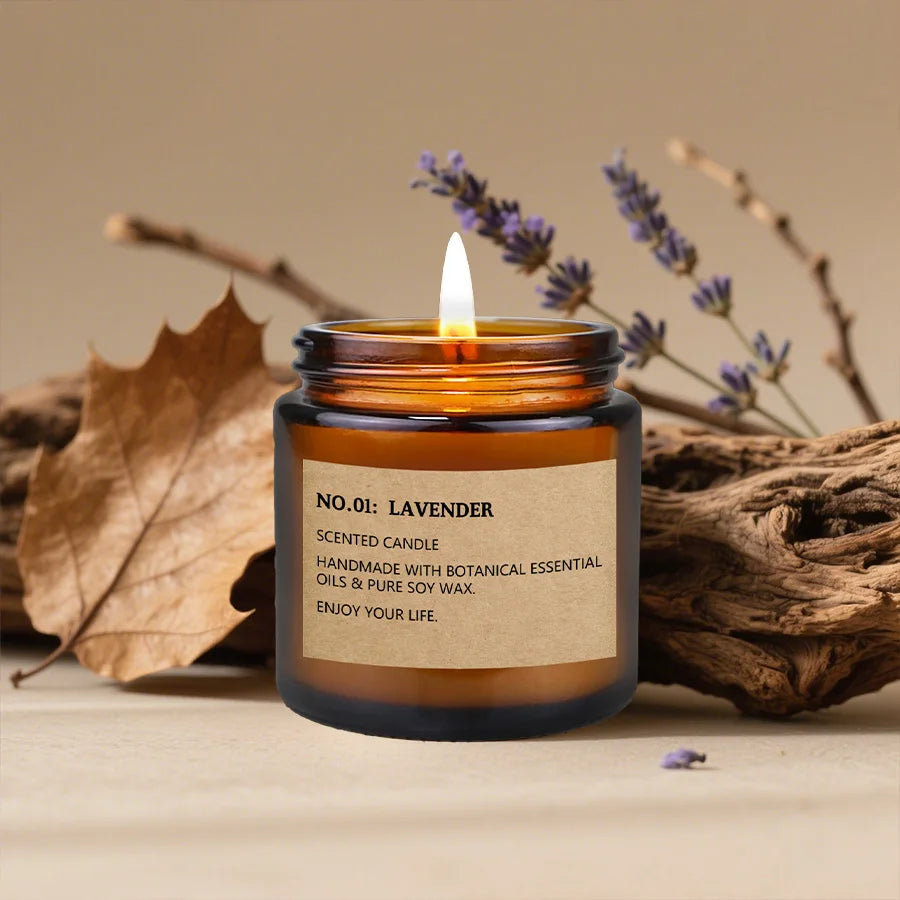 TranquilGlow™ Lavender Aromatherapy Candle