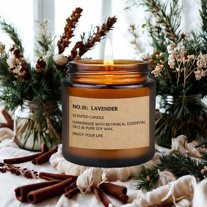 TranquilGlow™ Lavender Aromatherapy Candle