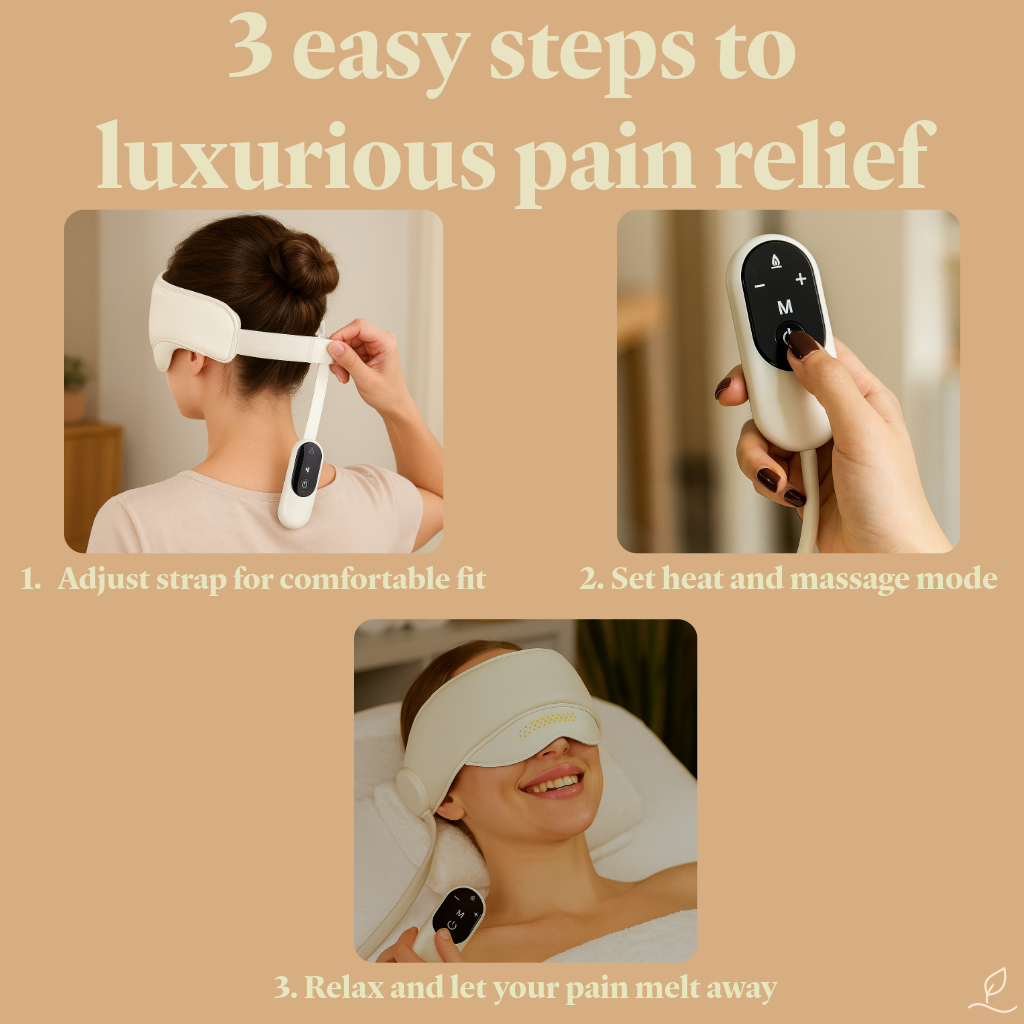 ZenWrap™ Heated Head & Eye Massager